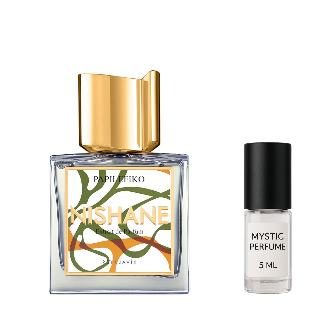 Nishane Papilefiko sample vial label detail