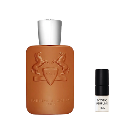 Parfums de Marly Althair Parfum sample vial label detail
