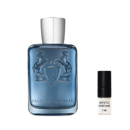 Parfums de Marly Sedley Parfum sample vial label detail