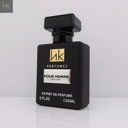 Pour Homme bottle close-up detail
