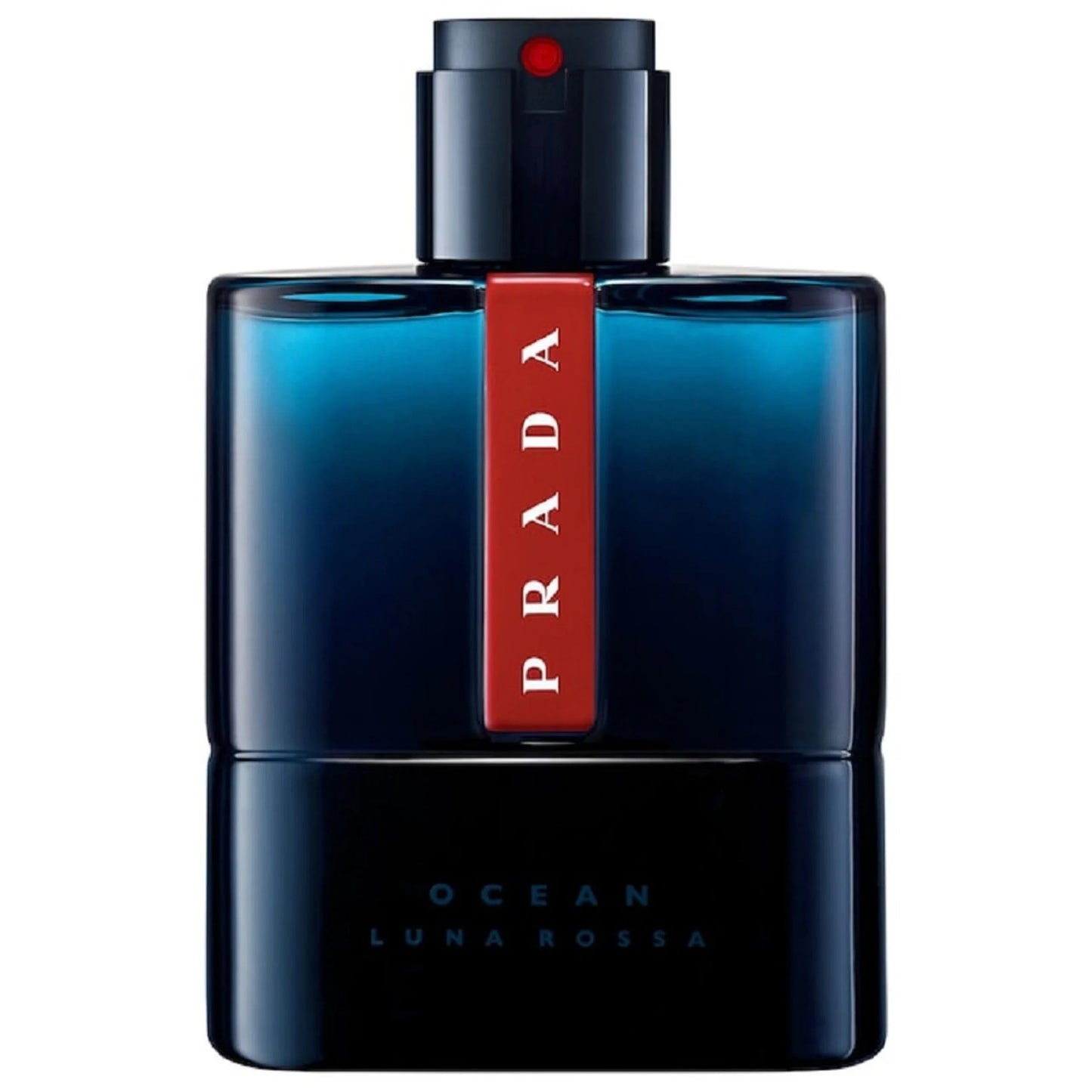 Prada Luna Rossa Ocean Eau de Toilette bottle close-up detail