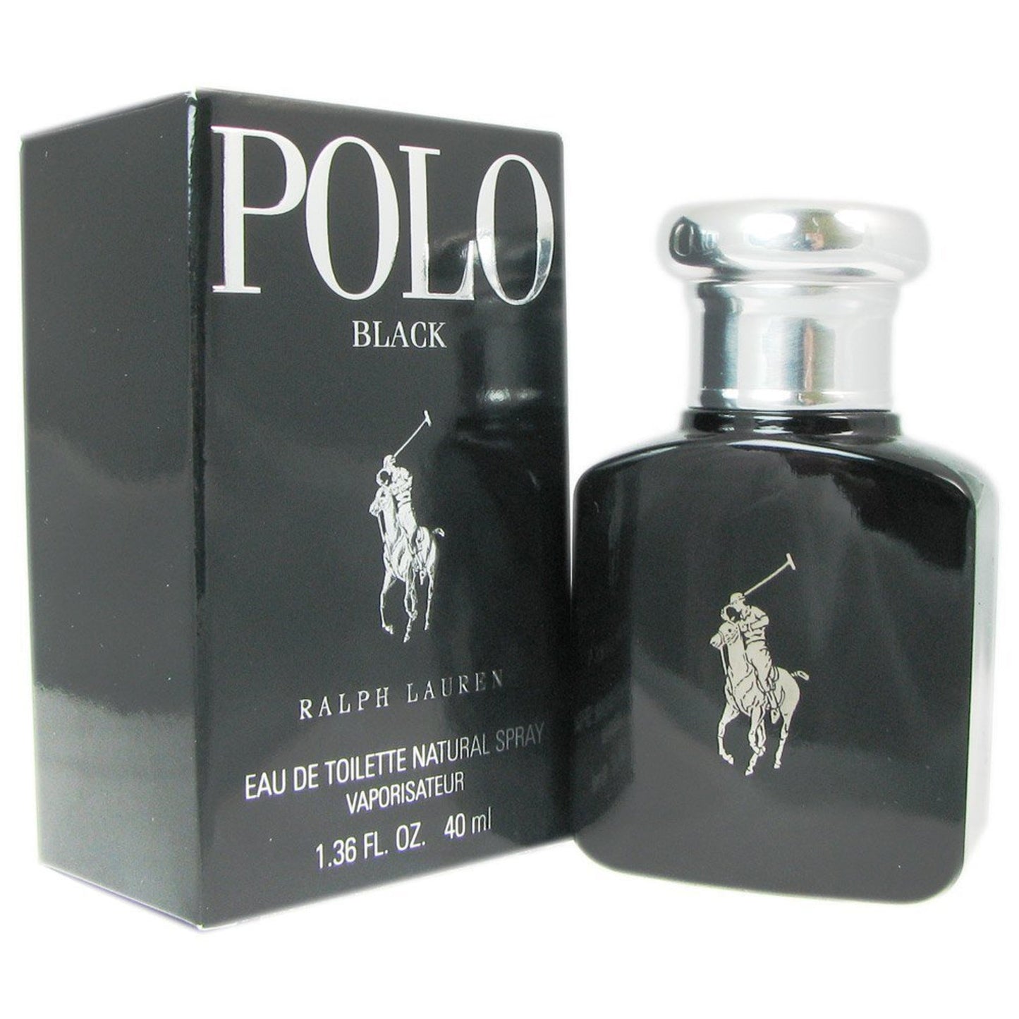 Ralph Lauren Polo Black Eau de Toilette carton and packaging