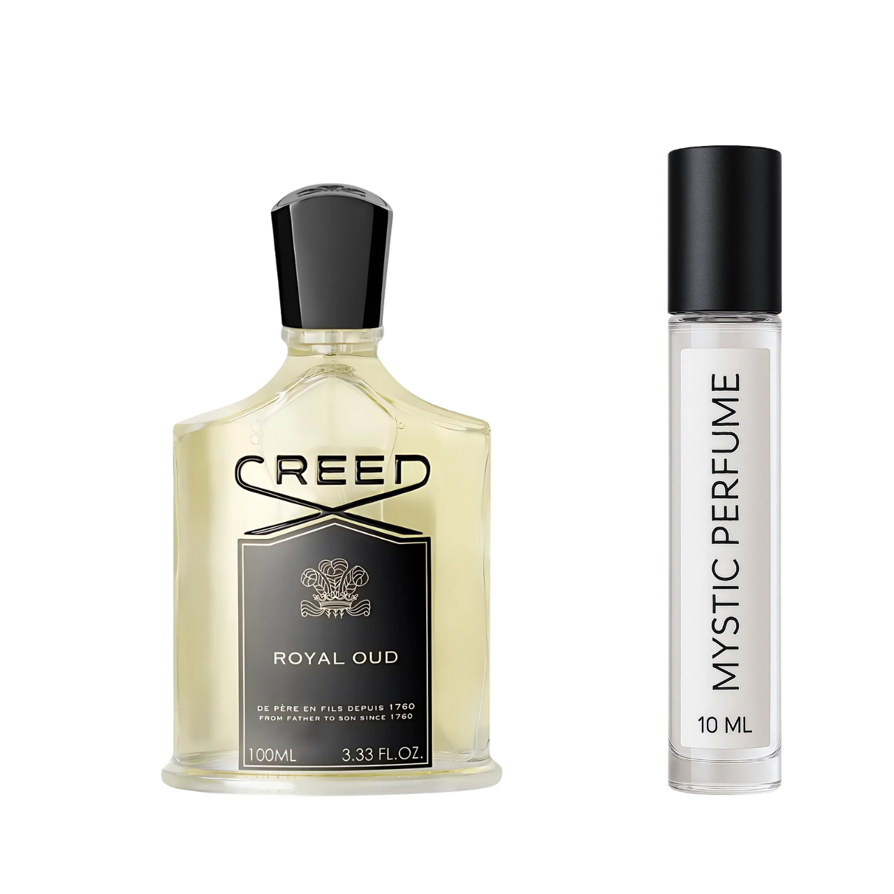 Creed Royal Oud sample vial label detail