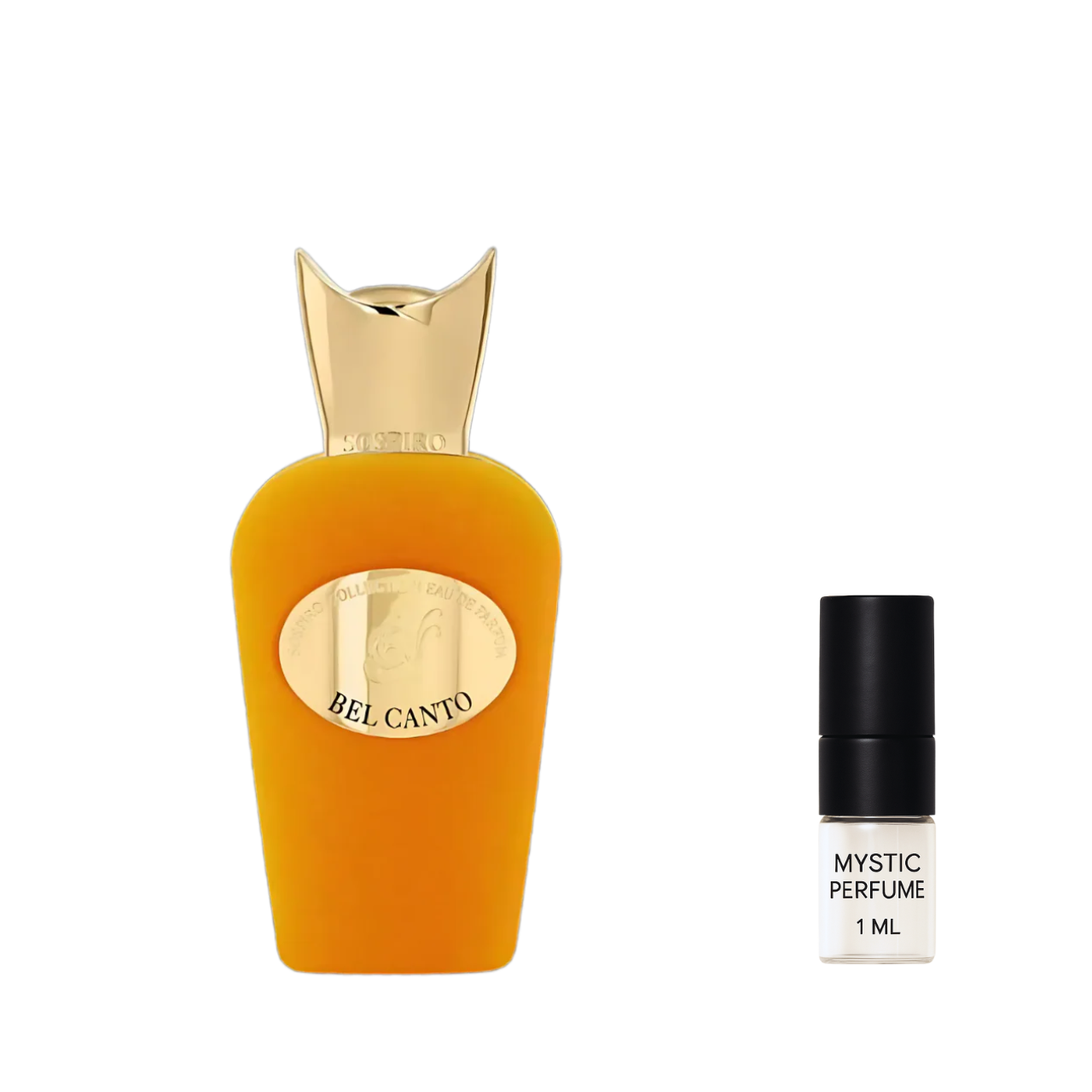 Sospiro Bel Canto sample vial label detail