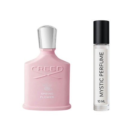 Creed Spring Flower sample vial label detail