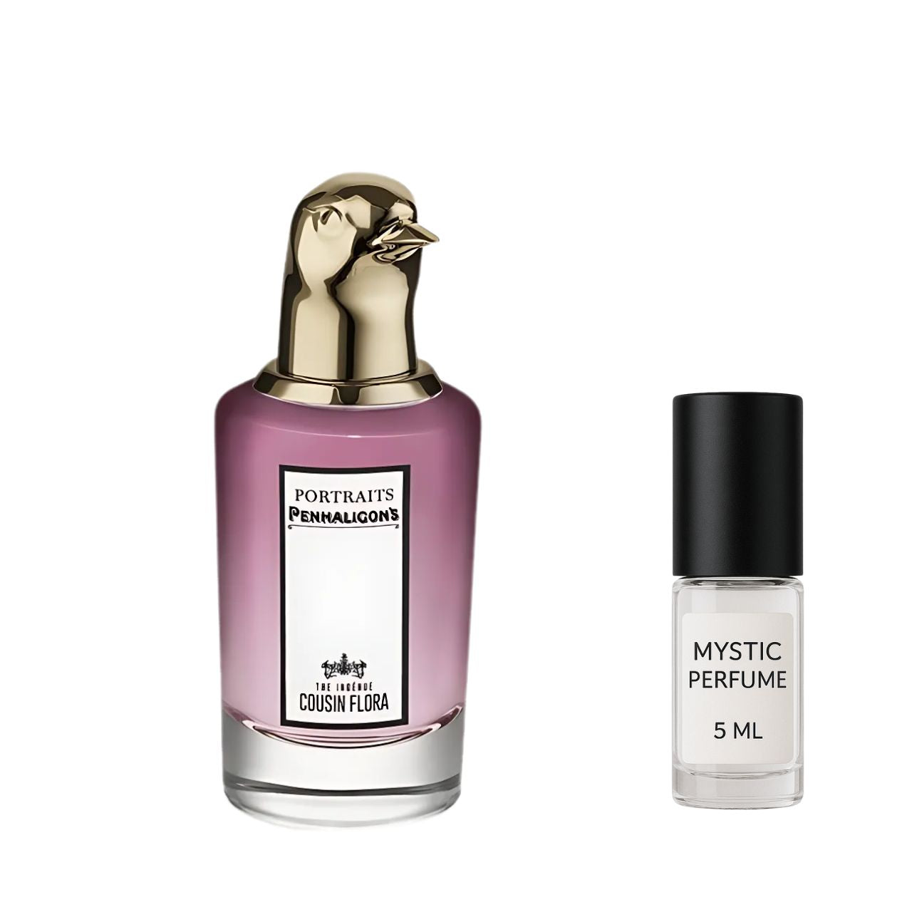 Penhaligon's The Ingenue Cousin Flora sample vial label detail
