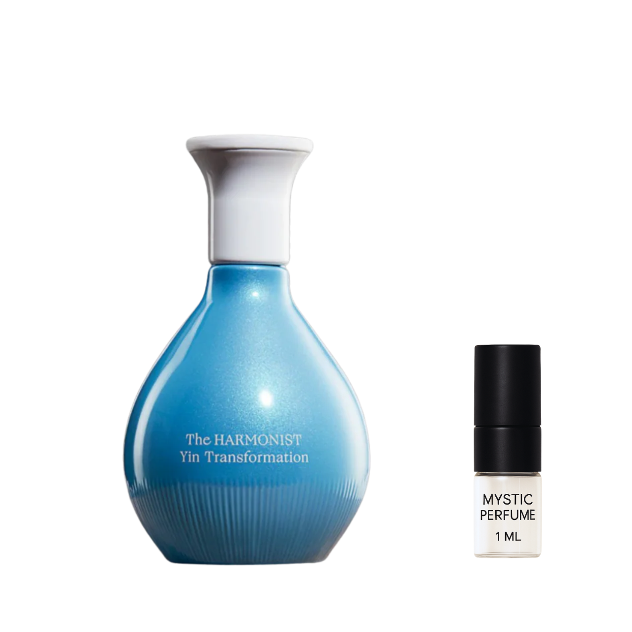 The Harmonist Yin Transformation sample vial label detail