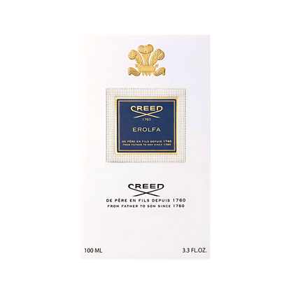 Creed Erolfa bottle and box