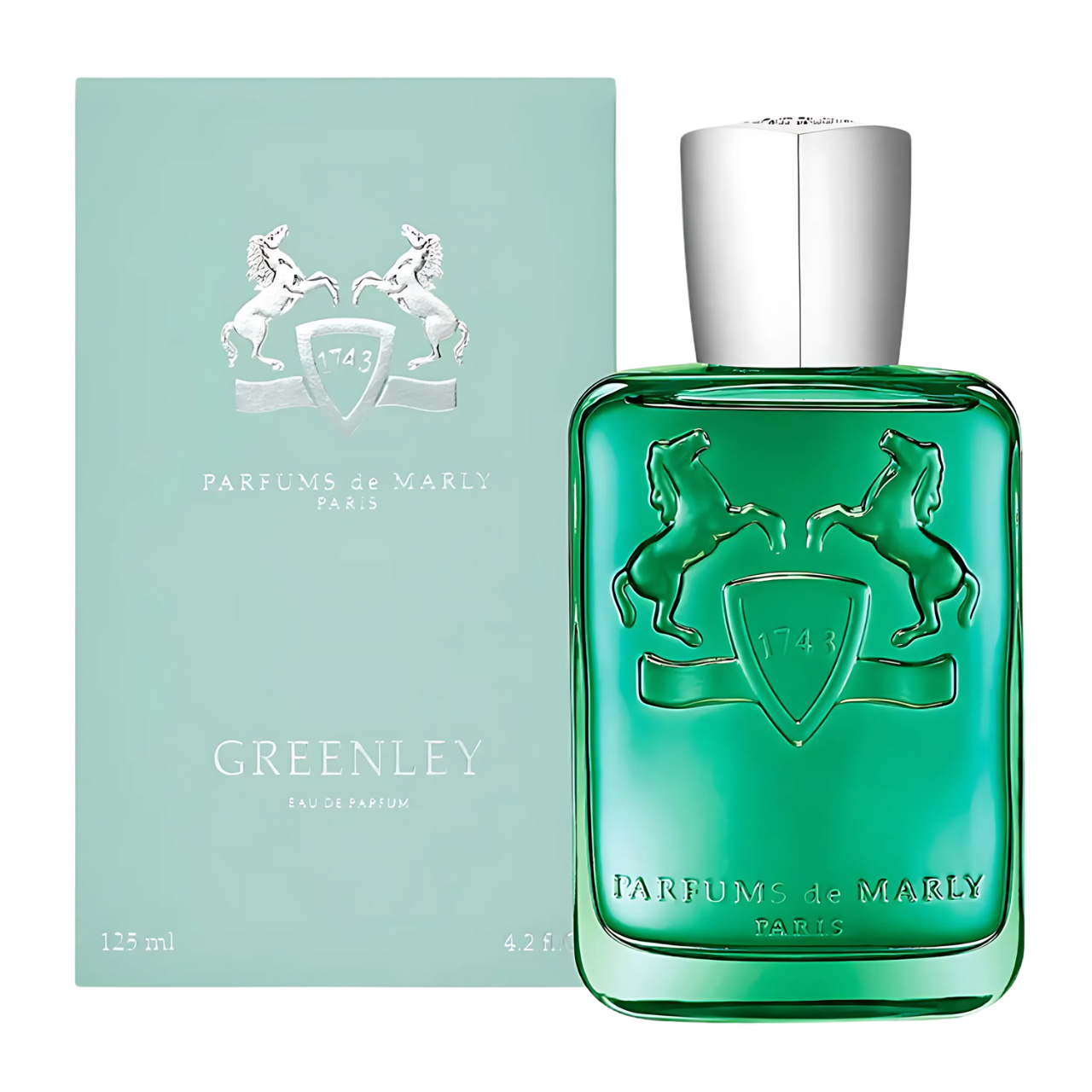 Parfums de Marly Greenley Parfum bottle and box