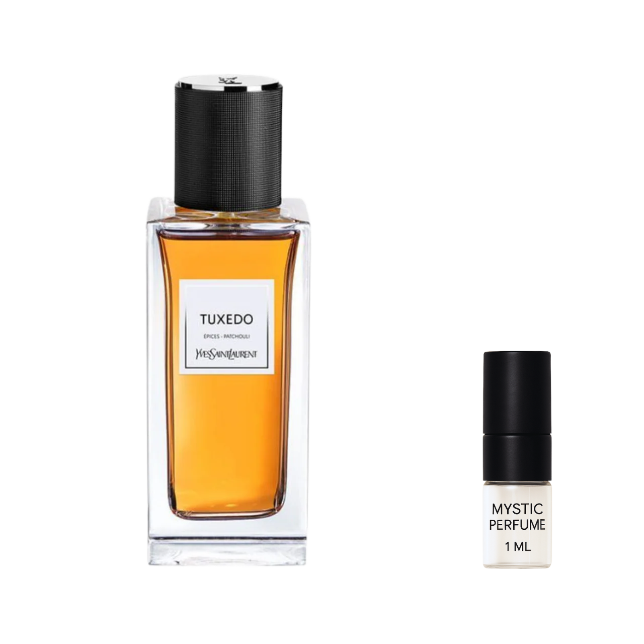 Yves Saint Laurent Tuxedo sample vial label detail