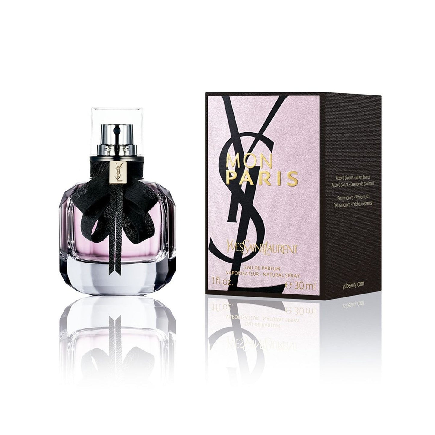 Yves Saint Laurent Mon Paris Eau de Parfum carton and packaging