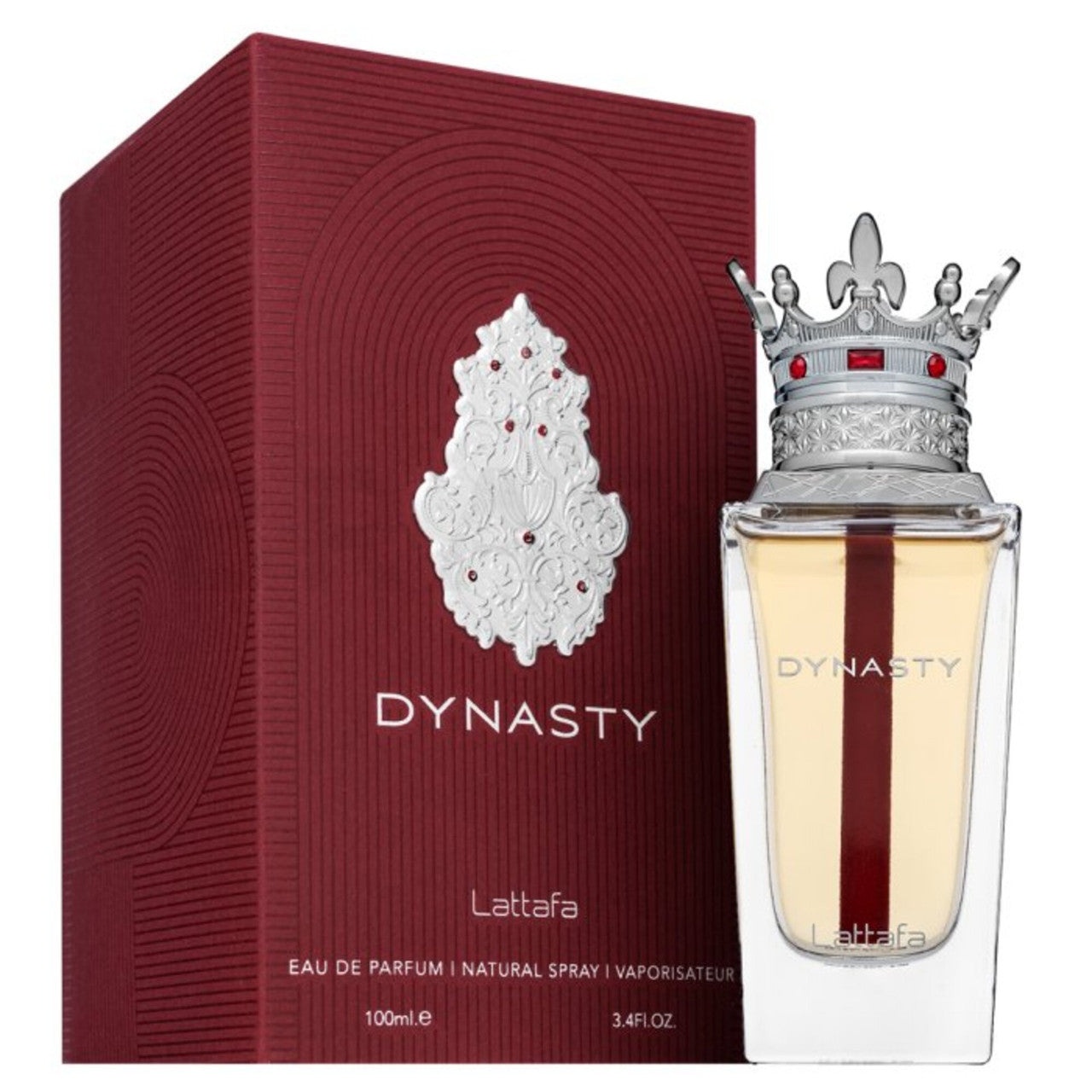 Lattafa Dynasty Eau de Parfum packaging box