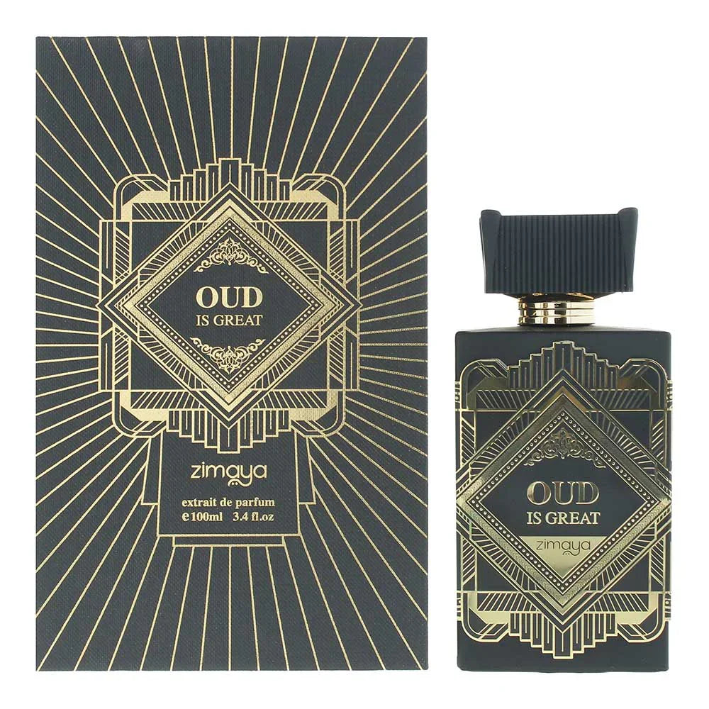 Zimaya Oud Is Great Extrait de Parfum perfume bottle
