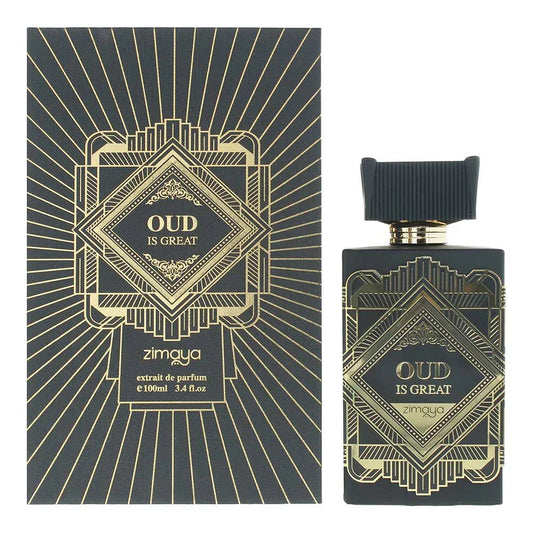 Zimaya Oud Is Great Extrait de Parfum perfume bottle