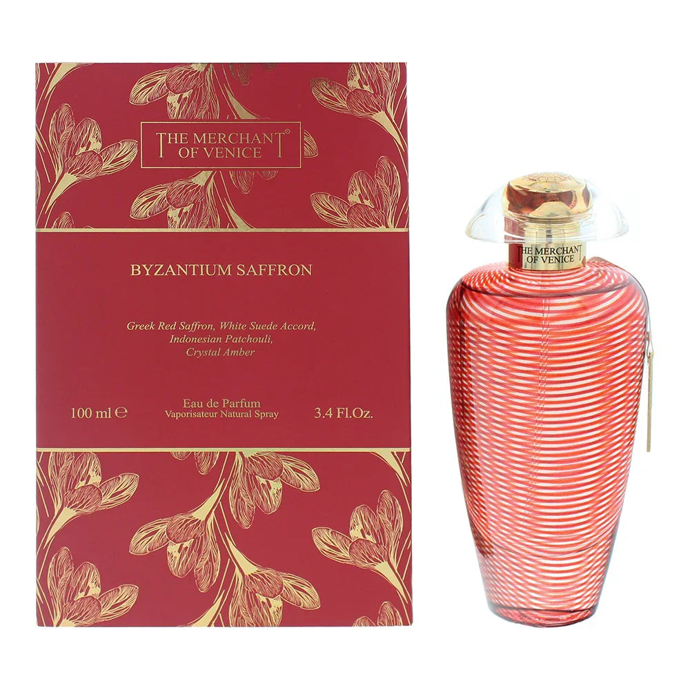The Merchant of Venice Byzantium Saffron Eau de Parfum packaging box