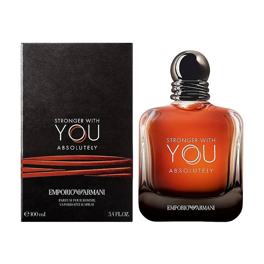 Emporio Armani Stronger With You Absolutely Parfum bottle and box