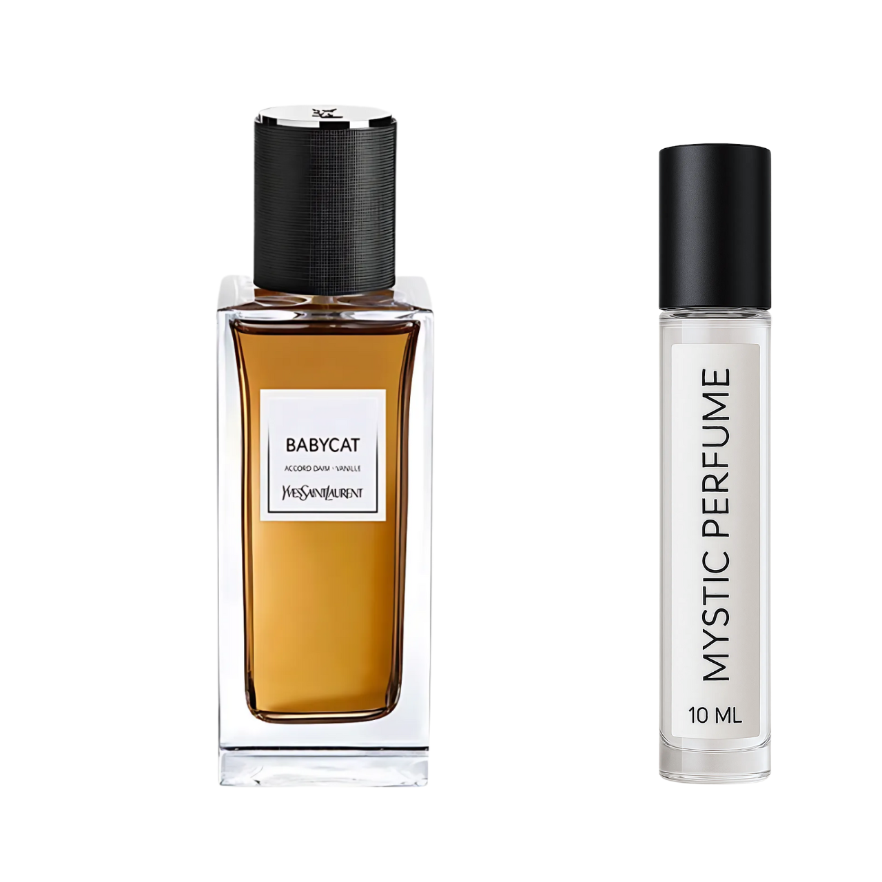 Yves Saint Laurent Babycat Eau de Parfum sample vial label detail
