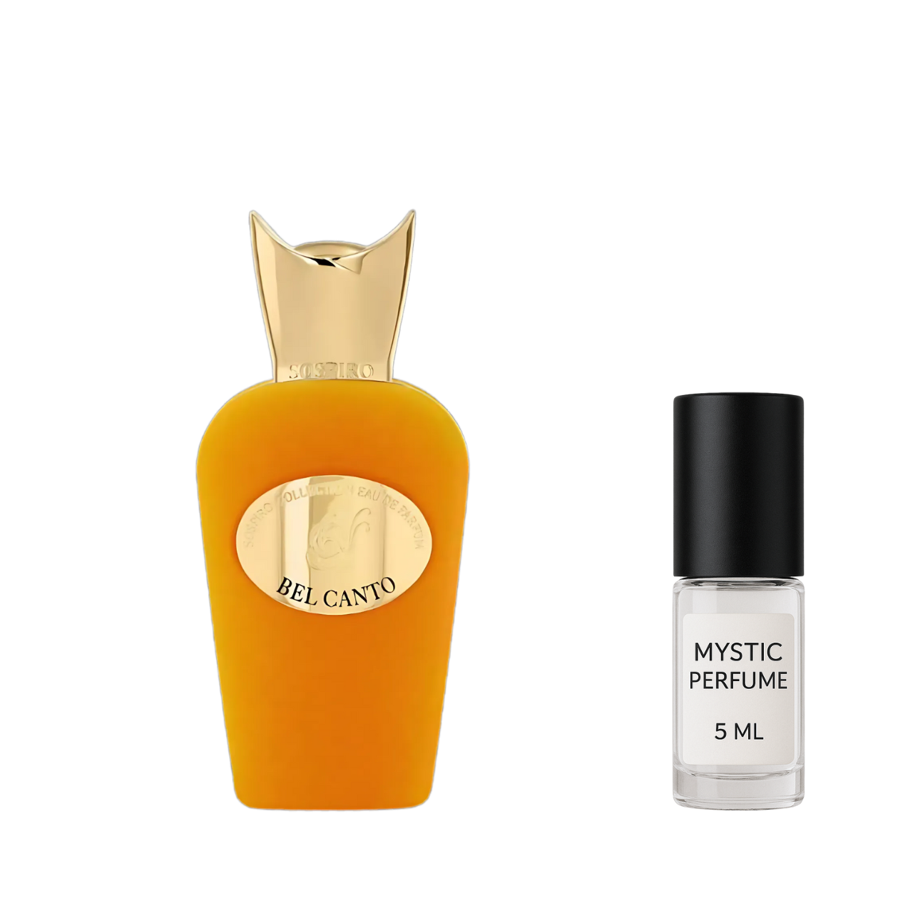 Sospiro Bel Canto sample vial label detail
