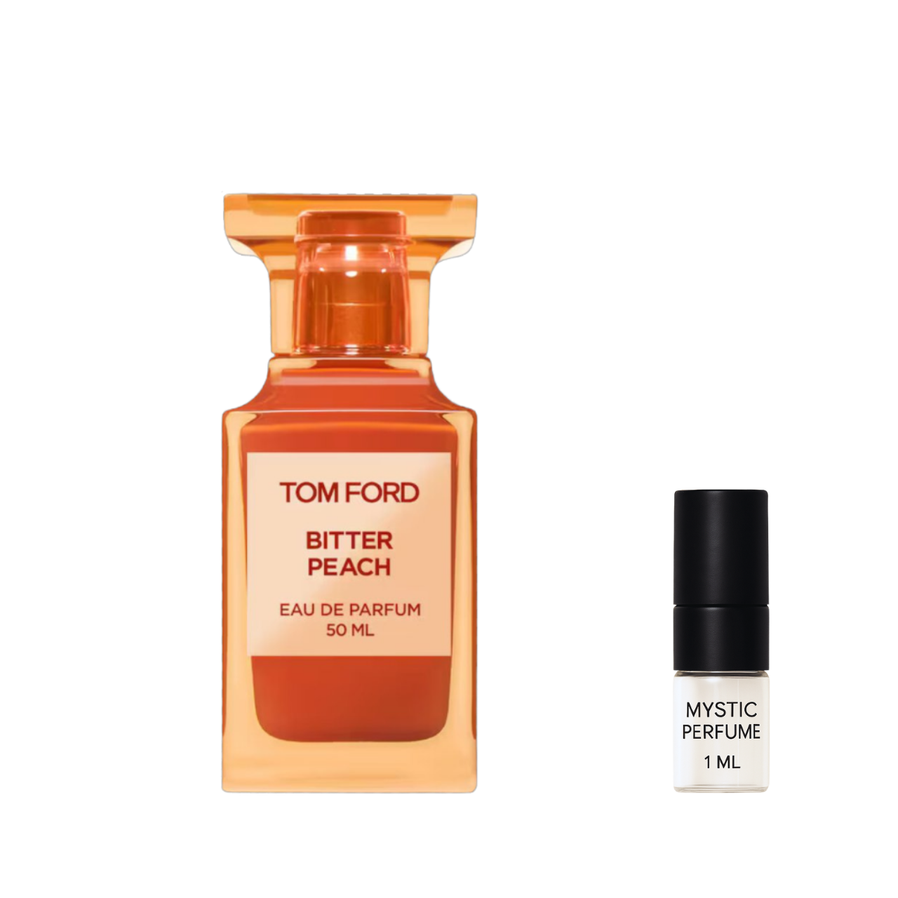 Tom Ford Bitter Peach sample vial label detail