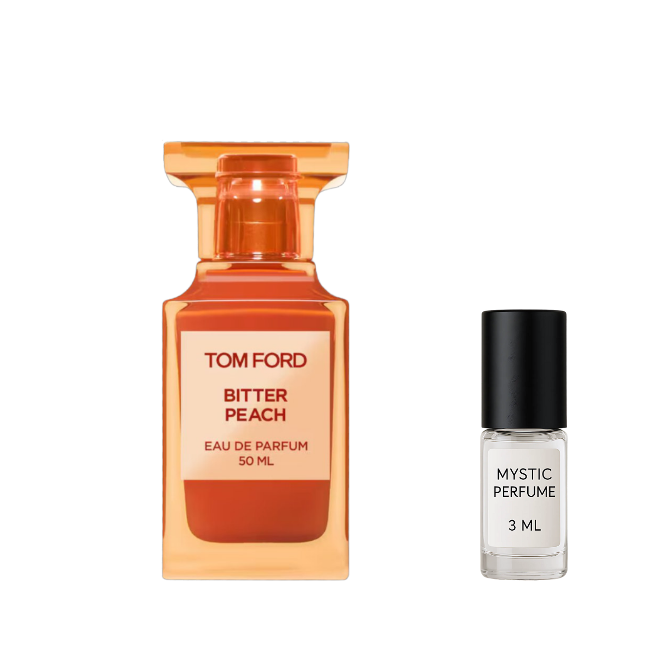 Tom Ford Bitter Peach sample vial label detail