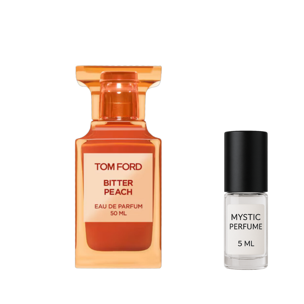 Tom Ford Bitter Peach sample vial label detail
