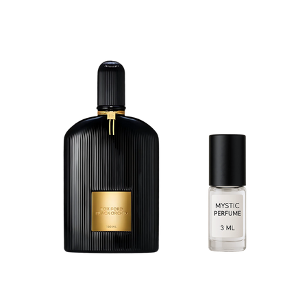 Tom Ford Black Orchid Eau de Parfum sample vial label detail
