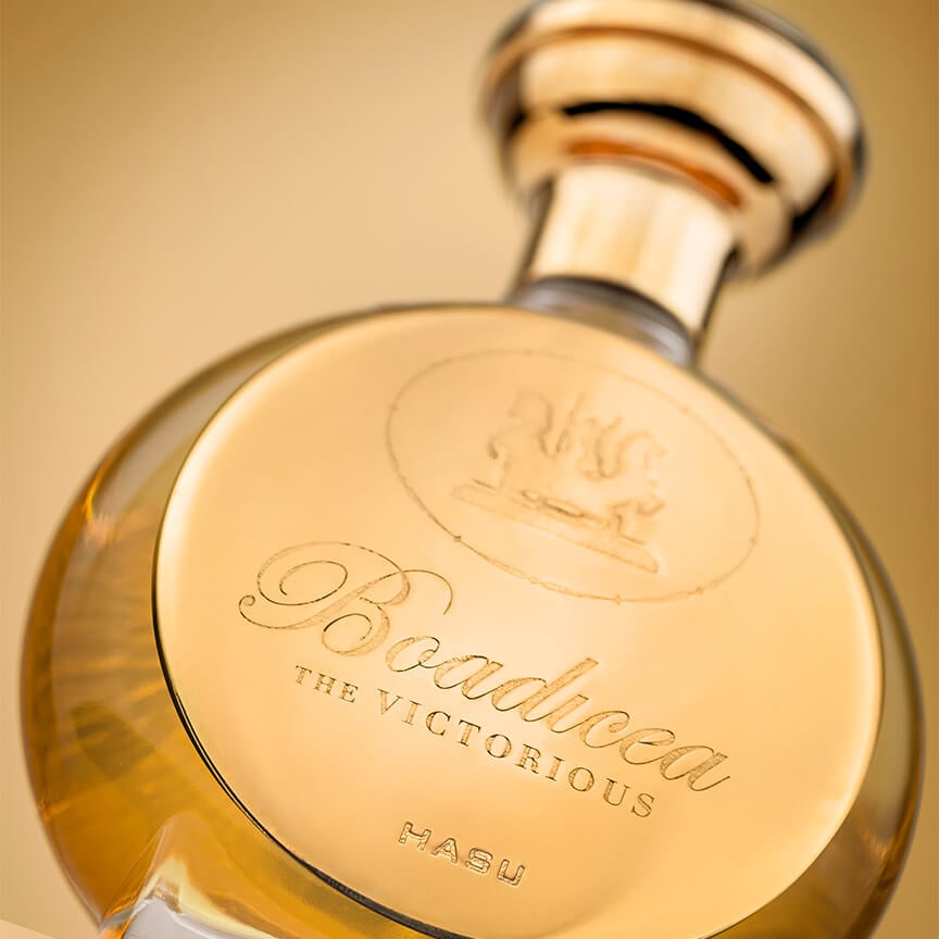 Boadicea the Victorious Hasu bottle and box