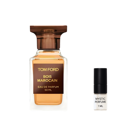 Tom Ford Bois Marocain sample vial label detail