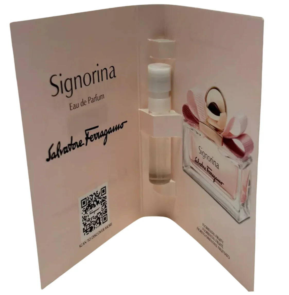 Salvatore Ferragamo Signorina Eau de Parfum label detail