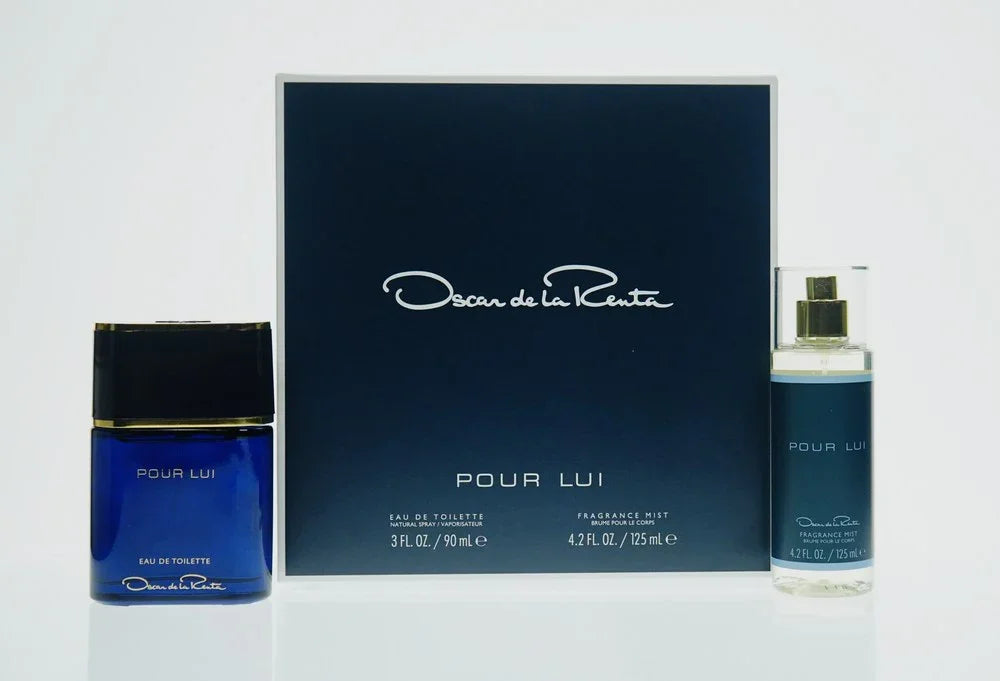 Oscar De La Renta Pour Lui Eau de Toilette bottle and box