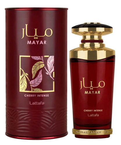 Lattafa Mayar Cherry Intense Eau de Parfum packaging box