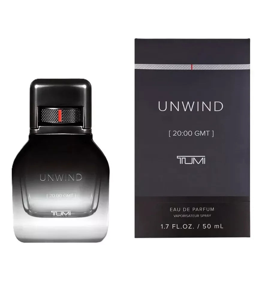 TUMI Unwind Eau de Parfum bottle close-up detail