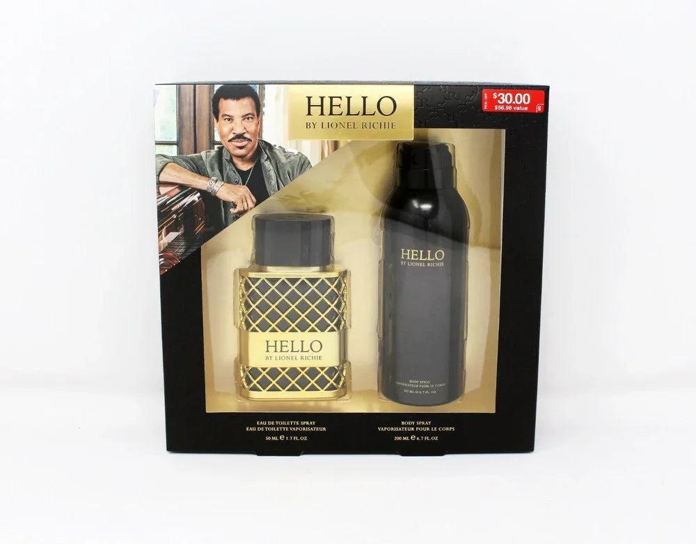 Lionel Richie Hello Eau de Toilette carton and packaging