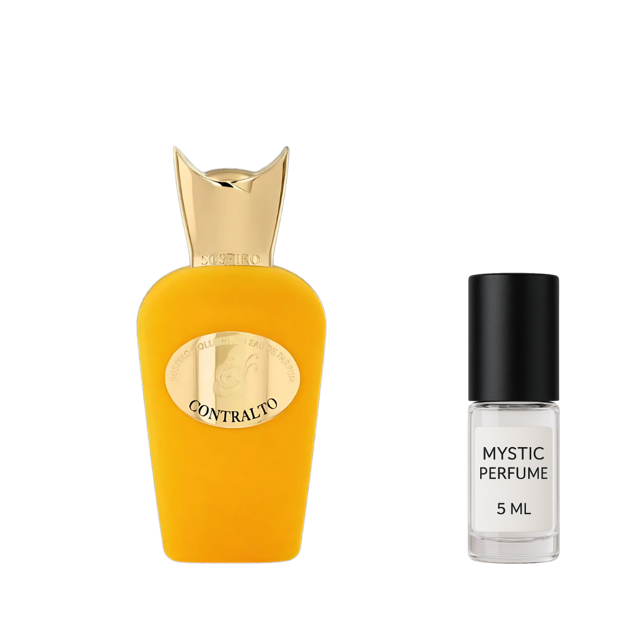 Sospiro Contralto sample vial label detail