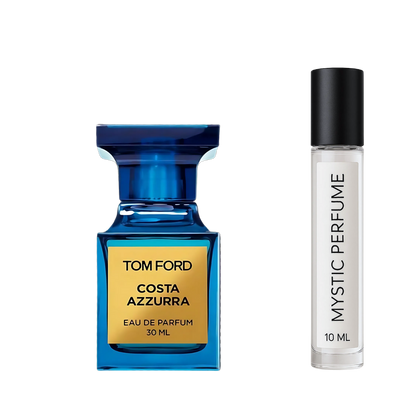 Tom Ford Costa Azzurra Eau de Parfum sample vial label detail