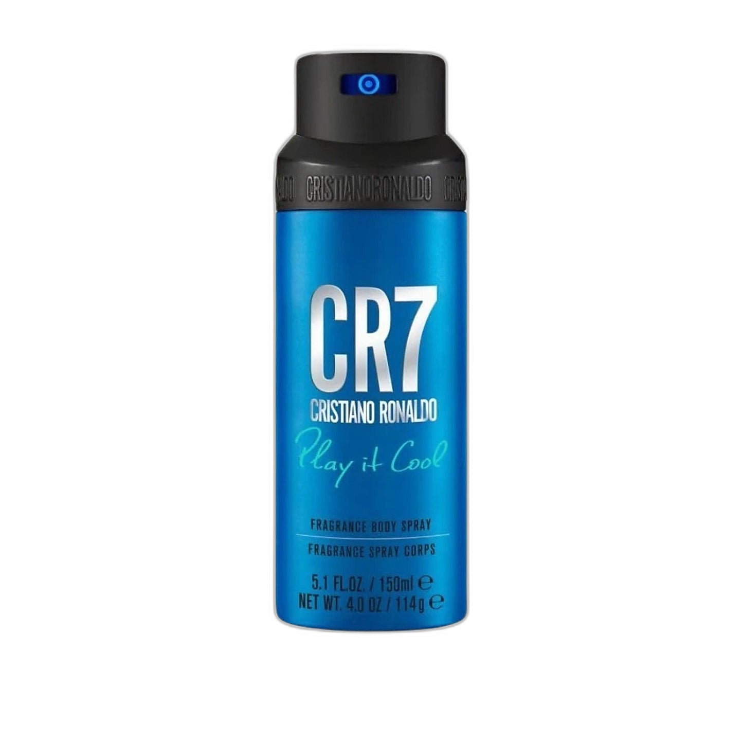 Cristiano Ronaldo CR7 Play It Cool Body Spray perfume bottle