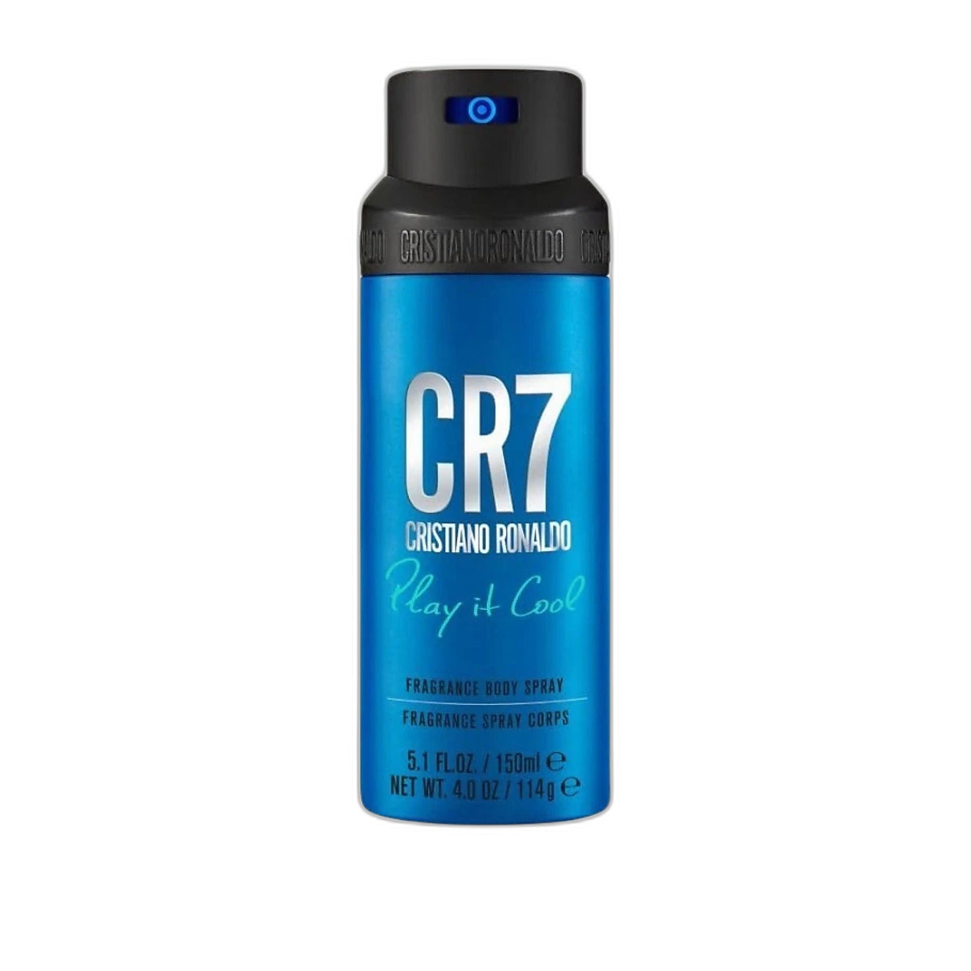 Cristiano Ronaldo CR7 Play It Cool Body Spray perfume bottle