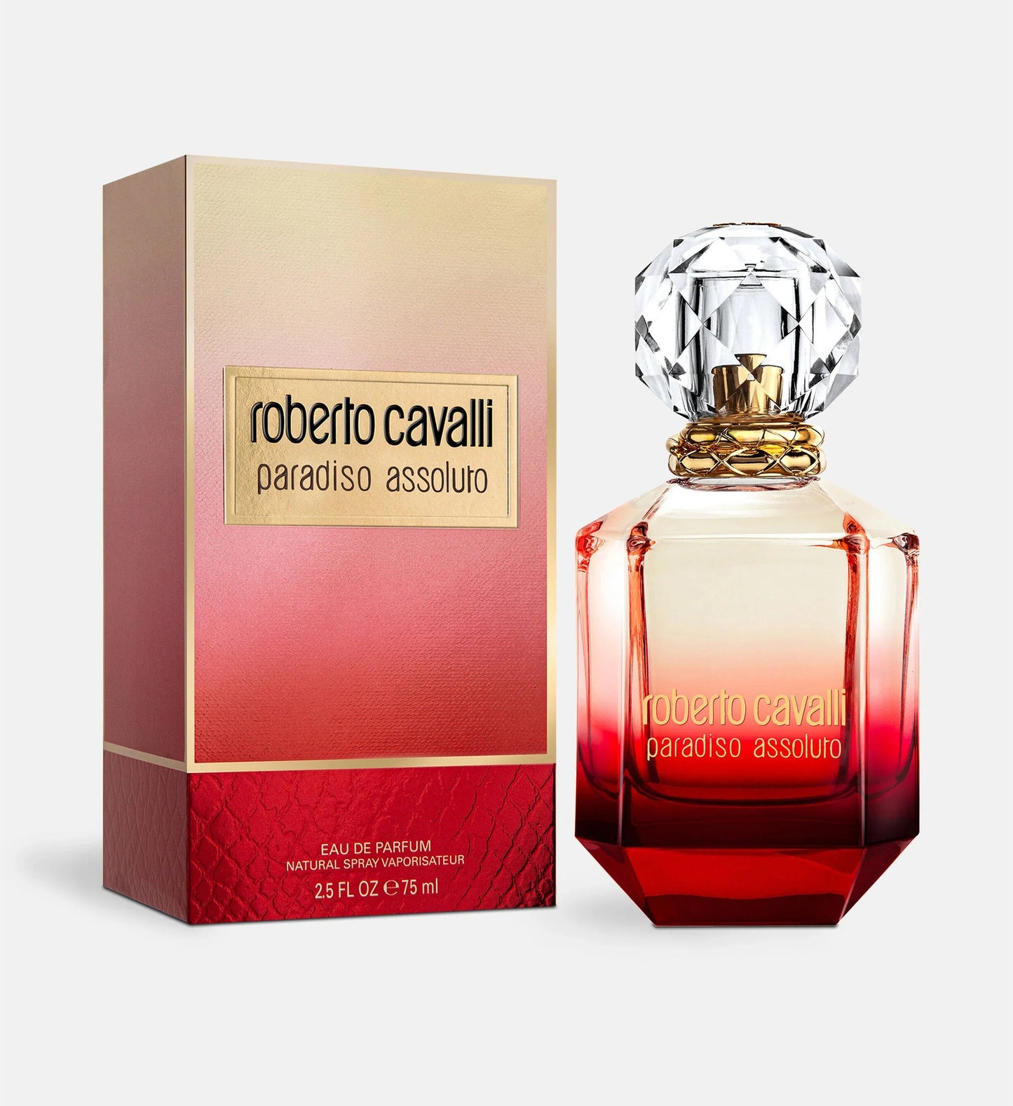 Roberto Cavalli Paradiso Assoluto Eau de Parfum label detail