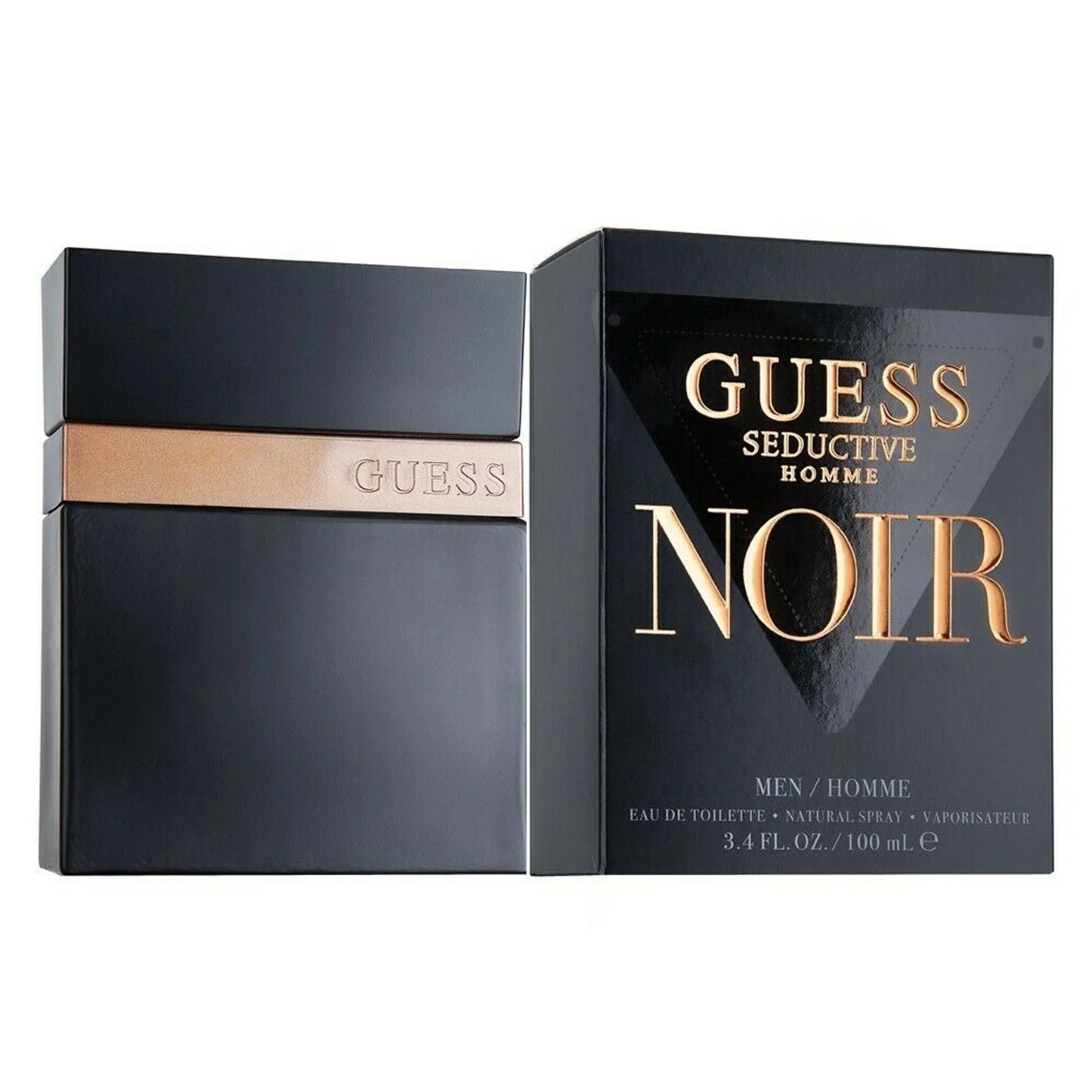 Guess Seductive Noir Homme Eau de Toilette perfume bottle