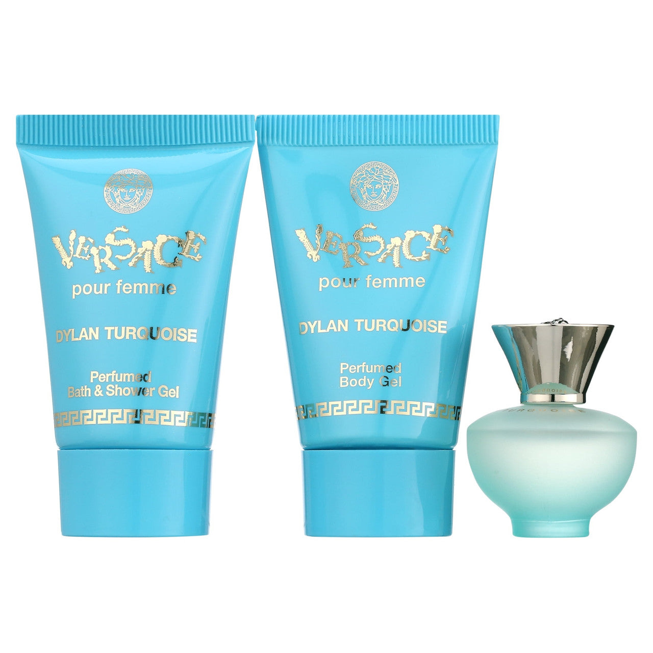 Versace Dylan Turquoise Eau de Toilette label detail