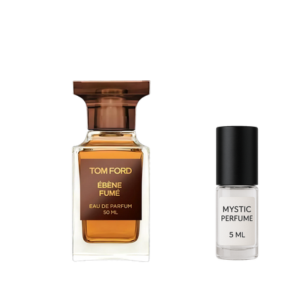 Tom Ford Ebene Fume sample vial label detail