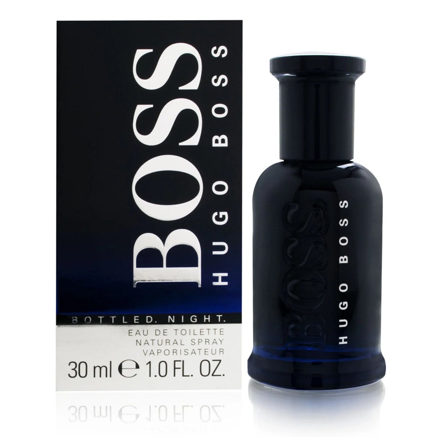 Hugo Boss Boss Bottled Night Eau de Toilette bottle close-up detail
