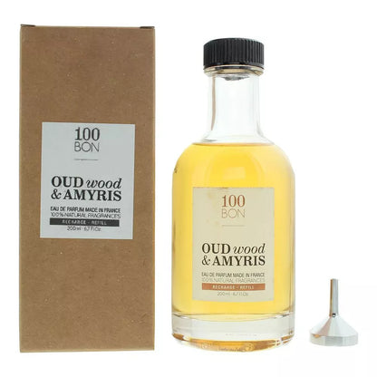 100 Bon Oud Wood & Amyris Eau de Parfum carton and packaging