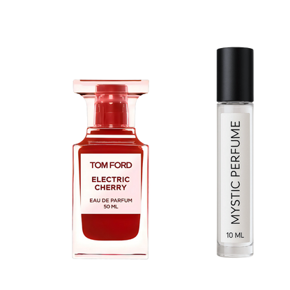 Tom Ford Electric Cherry sample vial label detail