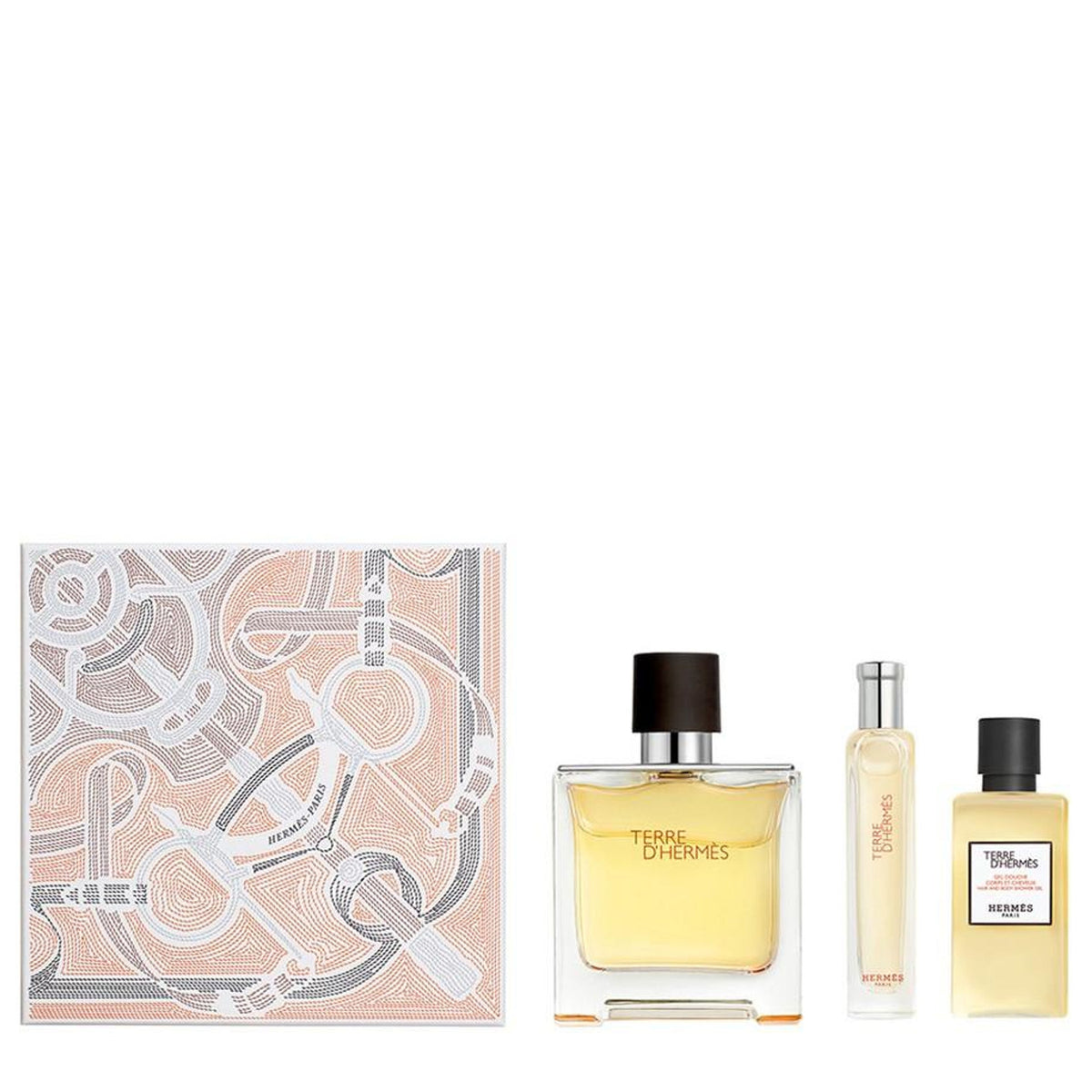 Hermes Terre d'Hermes Extrait de Parfum bottle close-up detail