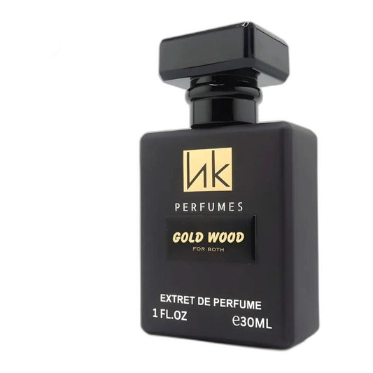 Gold Wood perfume bottle