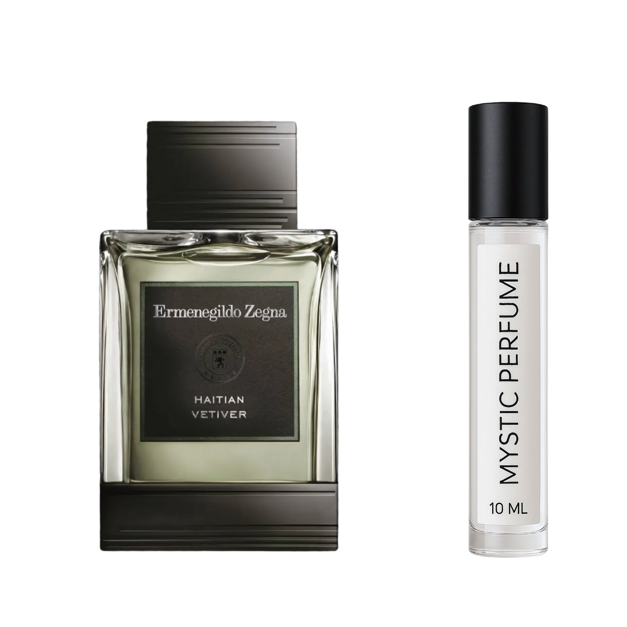 Ermenegildo Zegna Haitian Vetiver Eau de Toilette sample vial label detail