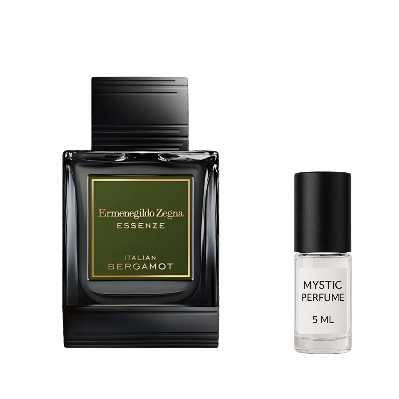 Ermenegildo Zegna Italian Bergamot Eau de Parfum sample vial label detail