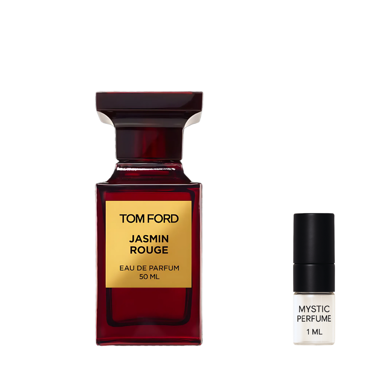 Tom Ford Jasmin Rouge sample vial label detail