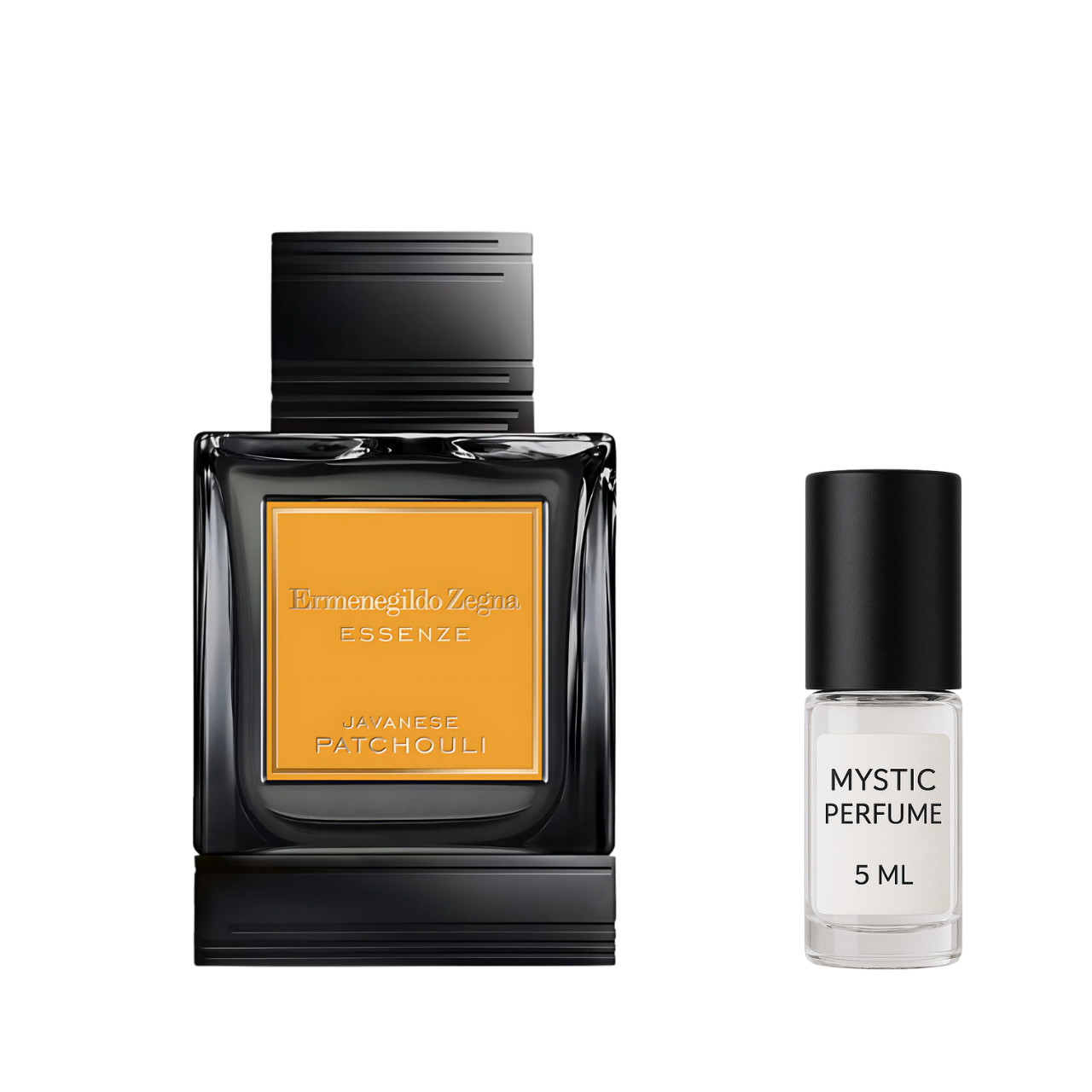 Ermenegildo Zegna Javanese Patchouli sample vial label detail